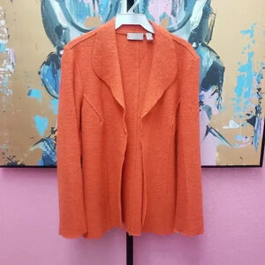 Chico's Orange Wool Jacket